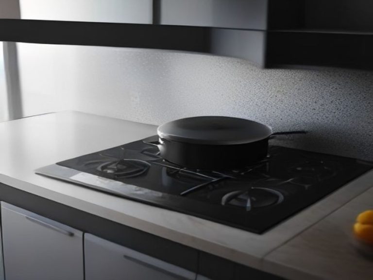 A clean black ceramic glass cooktop stove in a contemporary kitchen.