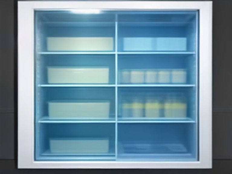 Finding causes for bad odors in empty freezer compartments.