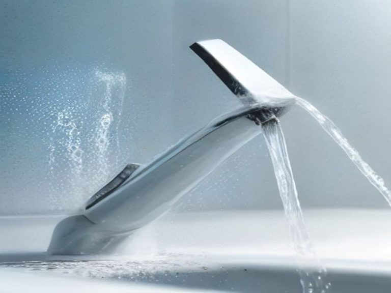 Kitchen faucet releasing aerated water and minor splashes
