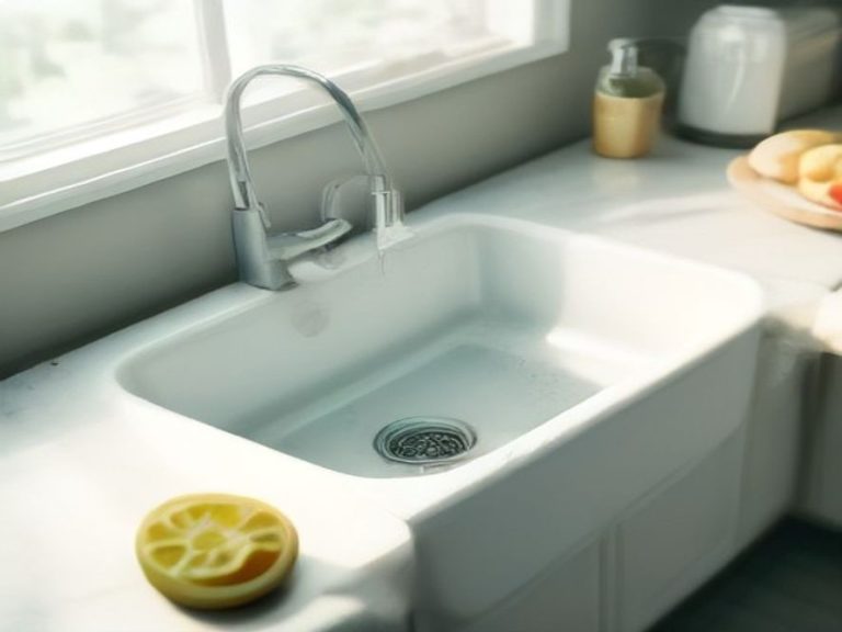 Handling drain water smells in ceramic and porcelain sinks.