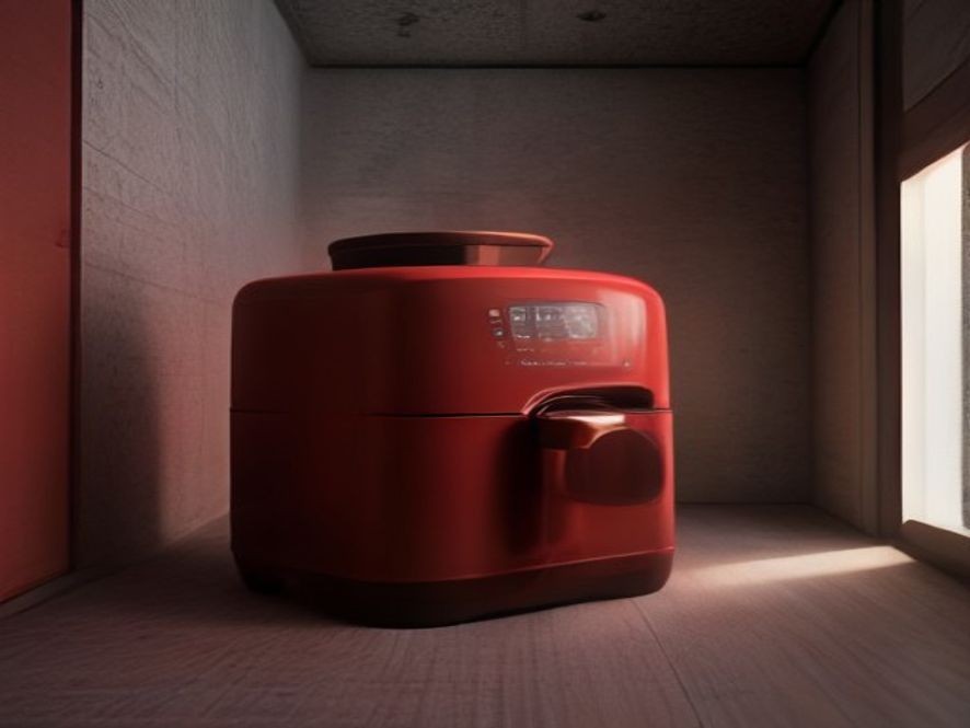 Measuring internal air fryer temperature with an infrared thermometer