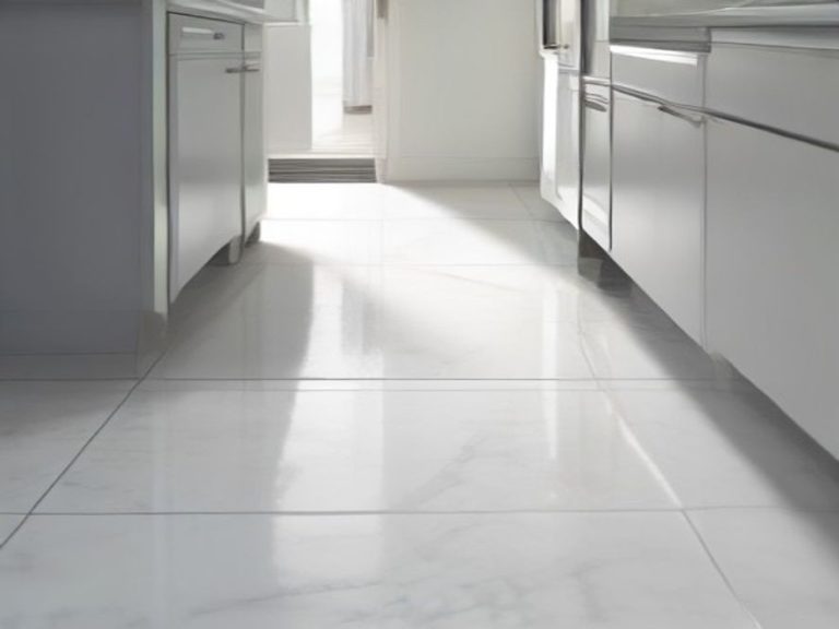Preventing and fixing floor moisture in front of refrigerators.
