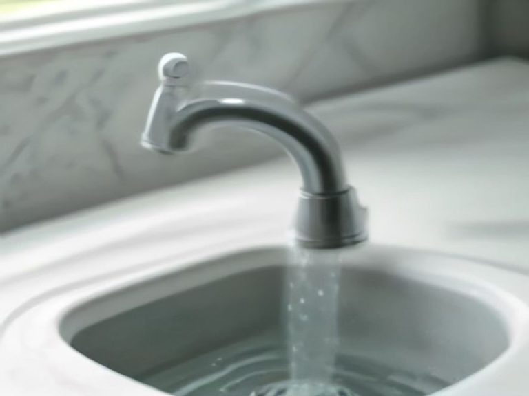 Kitchen faucet aerator detached on a clean countertop