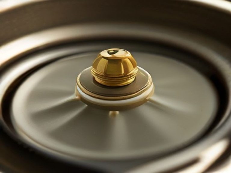 Brass shut-off valve under a kitchen sink with minor leak