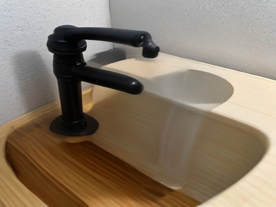 Under-sink drainage pipes with small water droplets at the joint